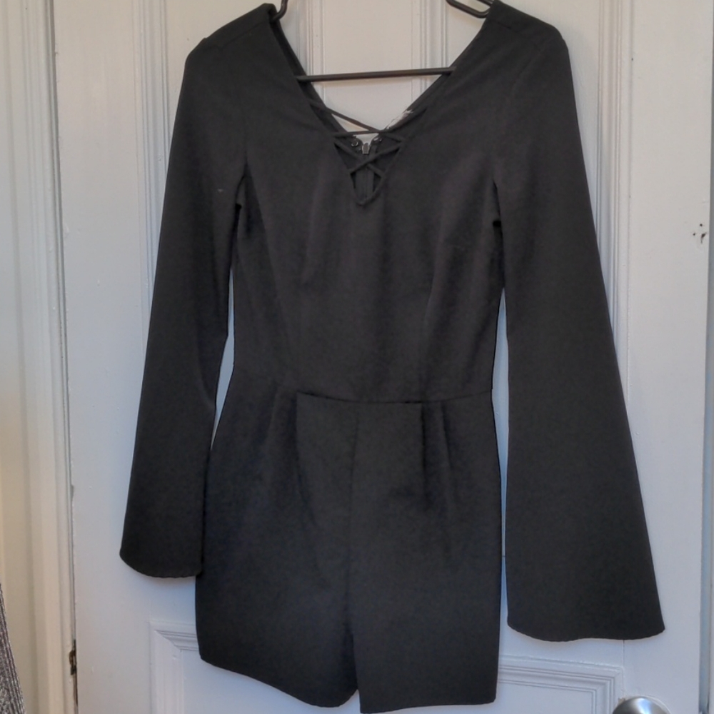 Summer nights black Romper